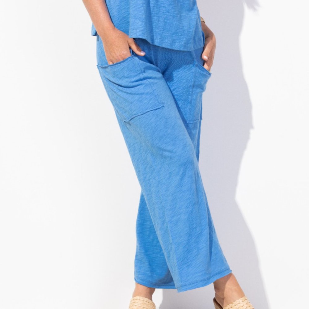 Pocket Flood Pant in Marina